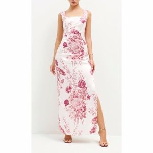 NEW Reformation Silk Earl Dress Crista 0